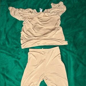 Two piece set w biker shorts